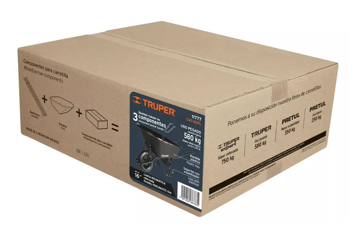 Carretilla Truper 6 ft3 7