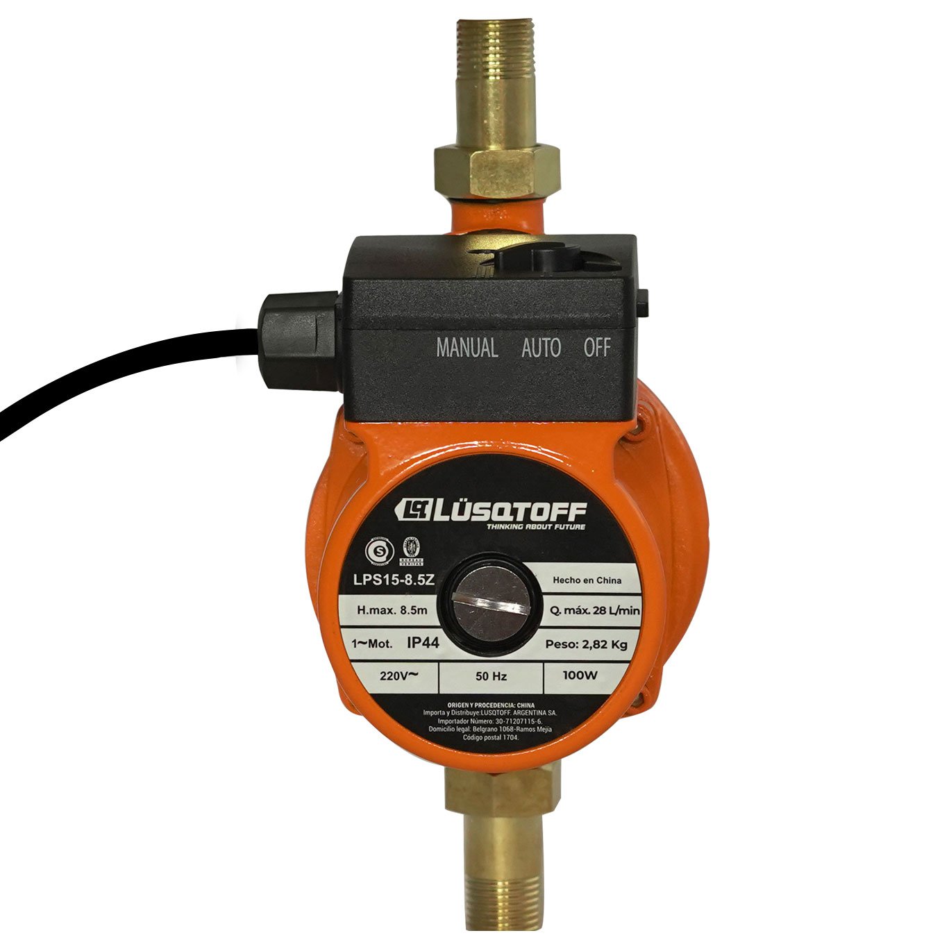 BOMBA PRESURIZADORA 8.5 M • 30 L