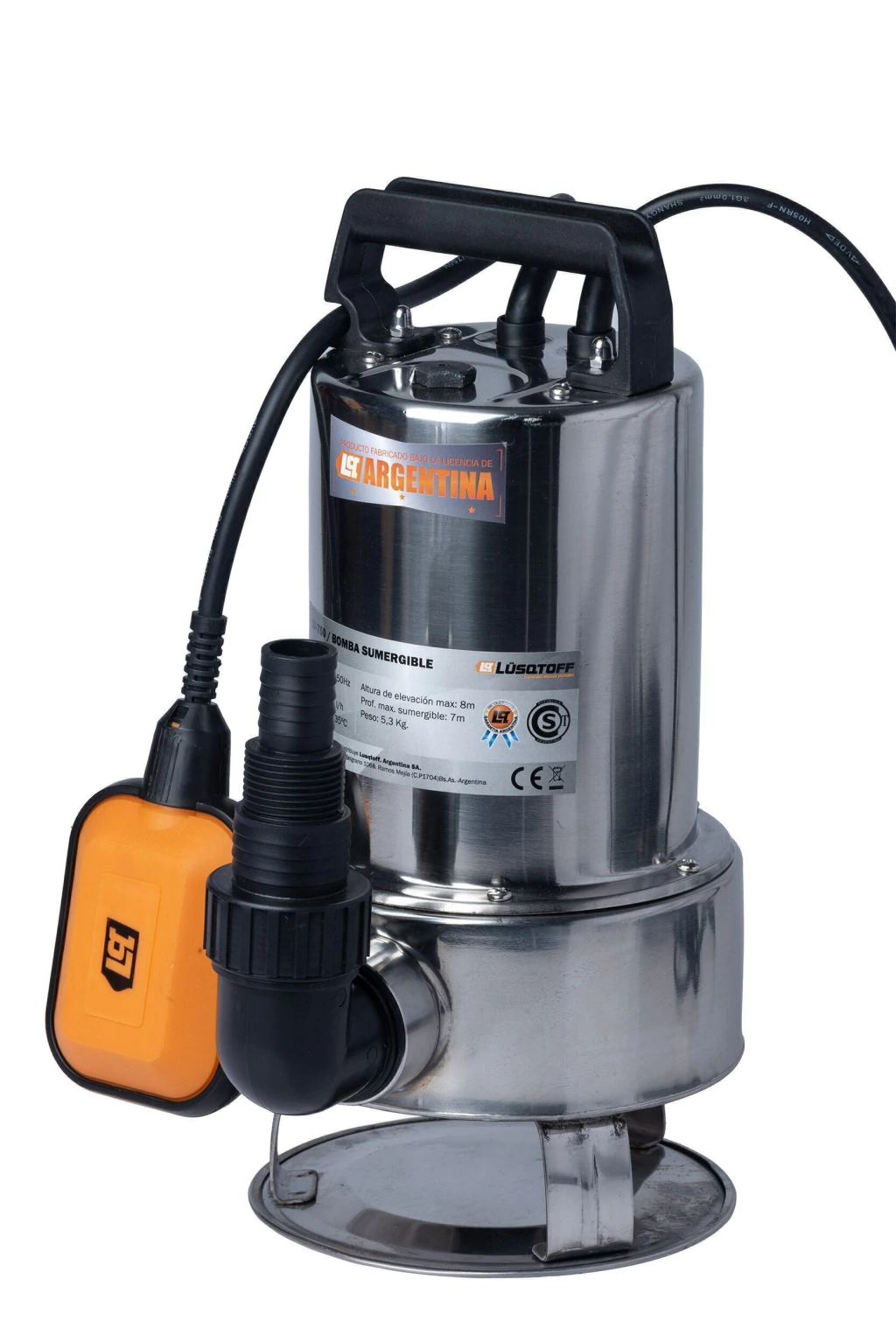 BOMBA SUMERGIBLE INOXIDABLE AGUA LSI-750